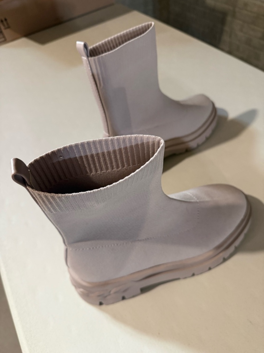 Aldo Grey Big Act Chunky Platform Boots - Picture 4 of 5